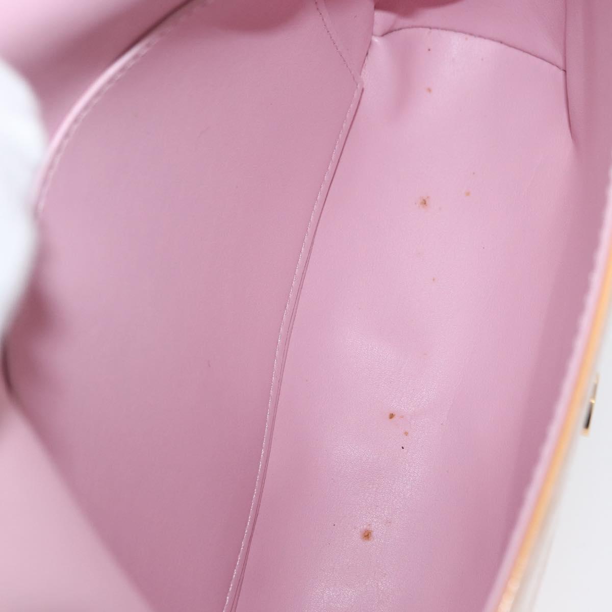 LOUIS VUITTON Vernis Thompson Street Bag Marshmallow Pink M91070 Auth 171357