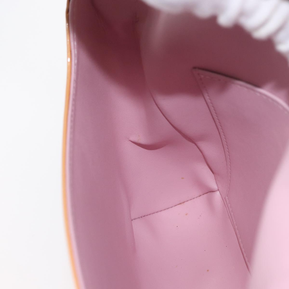 LOUIS VUITTON Vernis Thompson Street Bag Marshmallow Pink M91070 Auth 171357