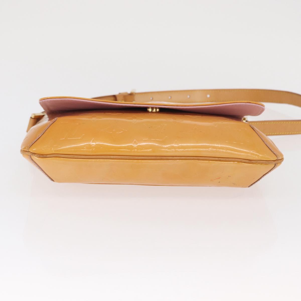 LOUIS VUITTON Vernis Thompson Street Bag Marshmallow Pink M91070 Auth 171357