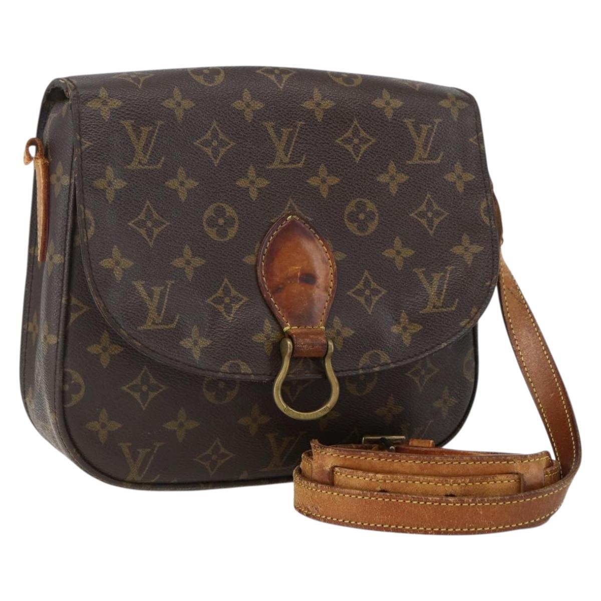 LOUIS VUITTON Monogram Saint Cloud GM Shoulder Bag M51242 LV Auth 171359