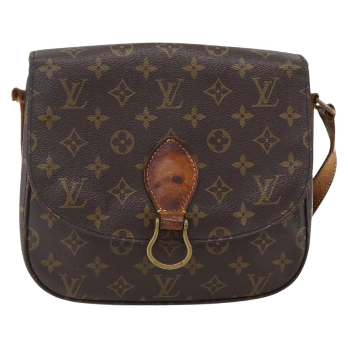 LOUIS VUITTON Monogram Saint Cloud GM Shoulder Bag M51242 LV Auth 171359
