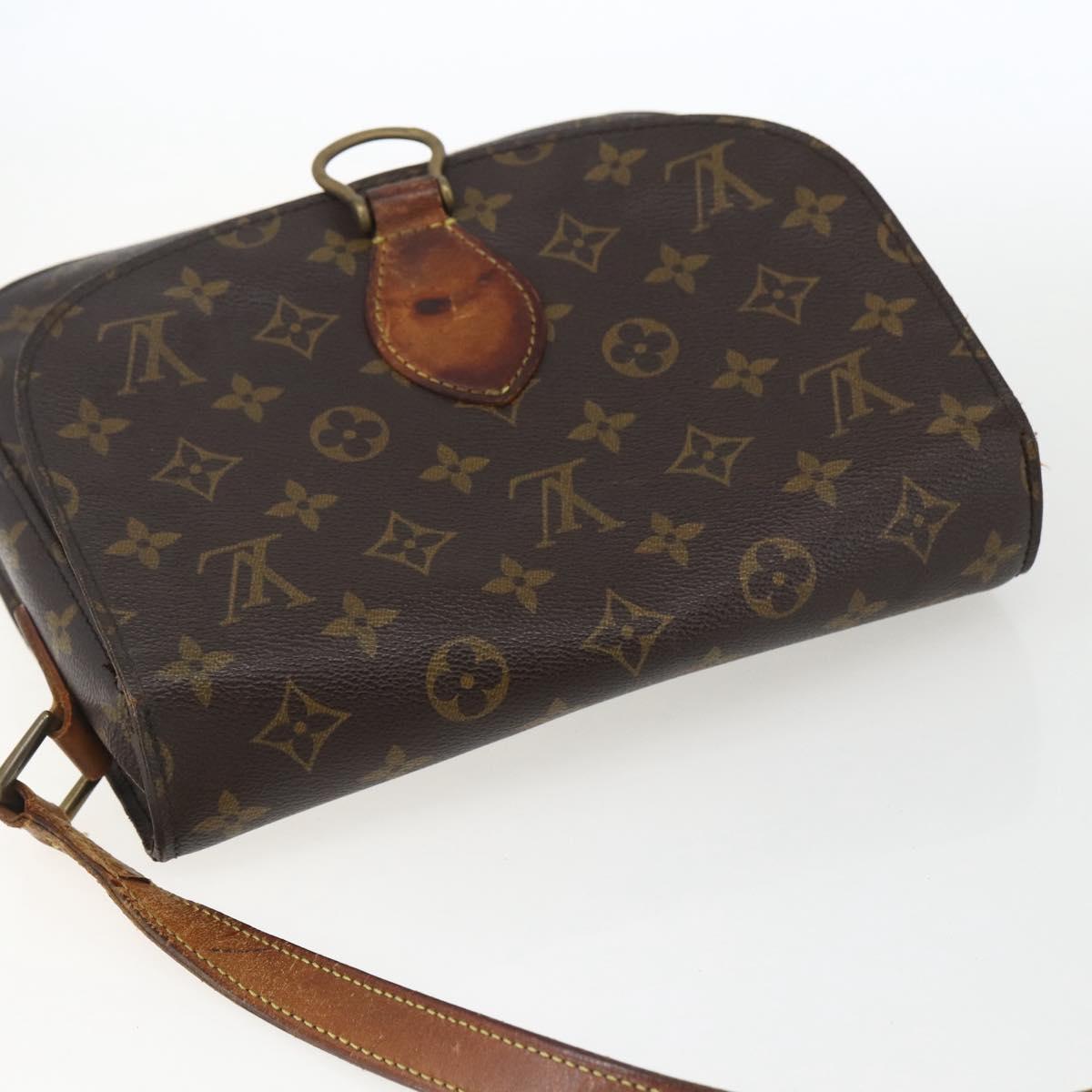 LOUIS VUITTON Monogram Saint Cloud GM Shoulder Bag M51242 LV Auth 171359