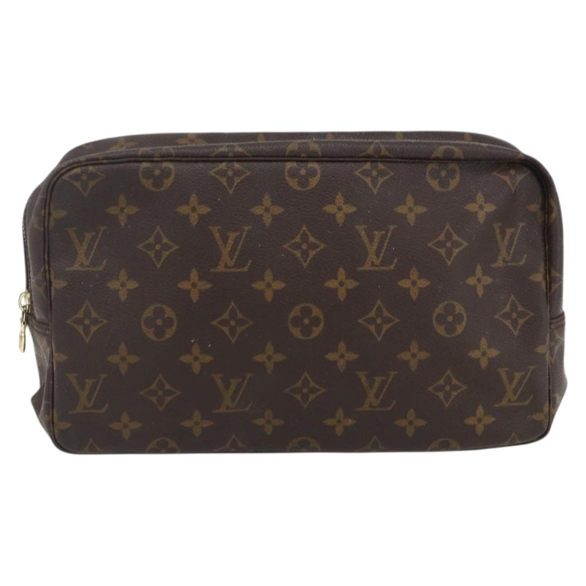 LOUIS VUITTON Monogram Trousse Toilette 28 Clutch Bag M47522 LV Auth 171362
