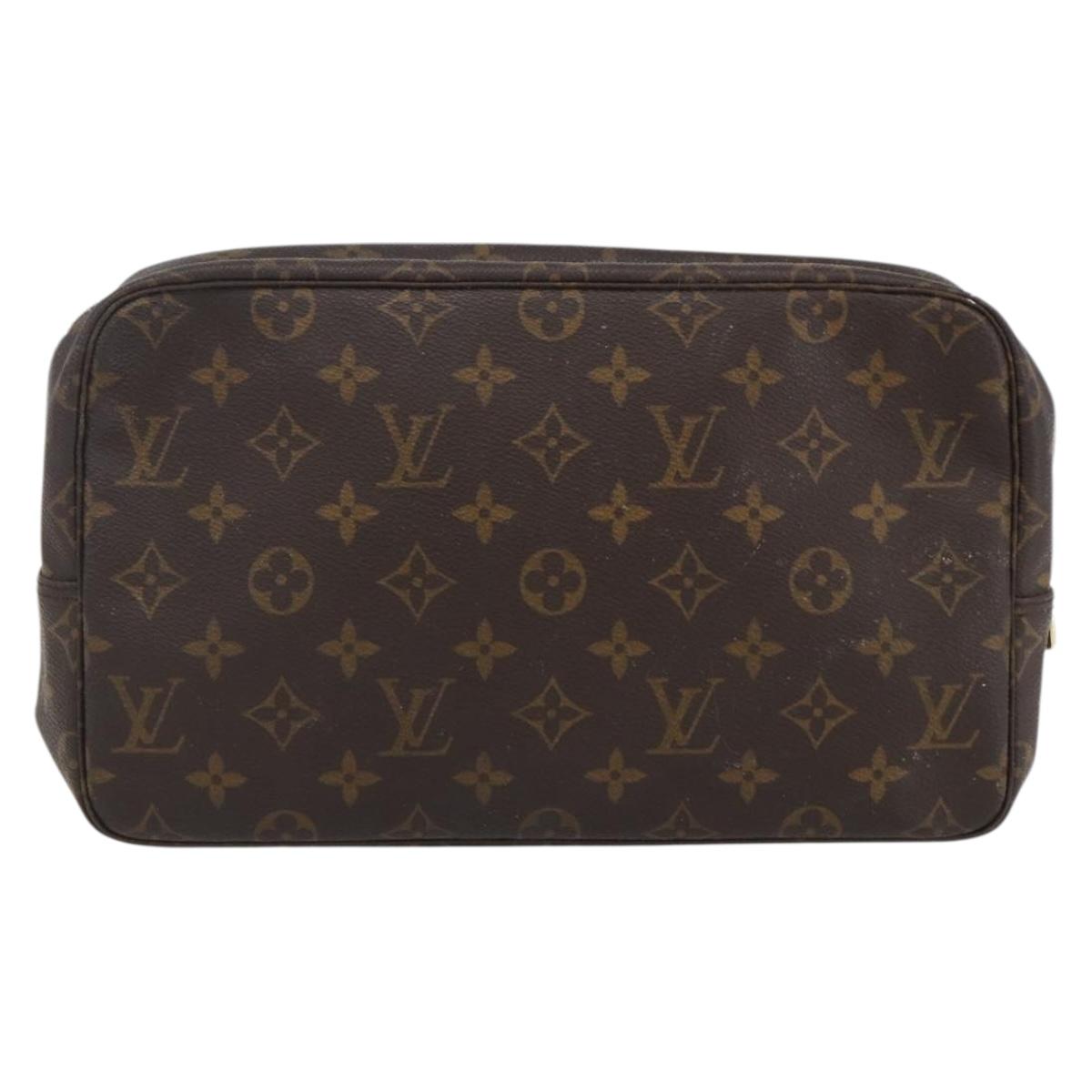 LOUIS VUITTON Monogram Trousse Toilette 28 Clutch Bag M47522 LV Auth 171362