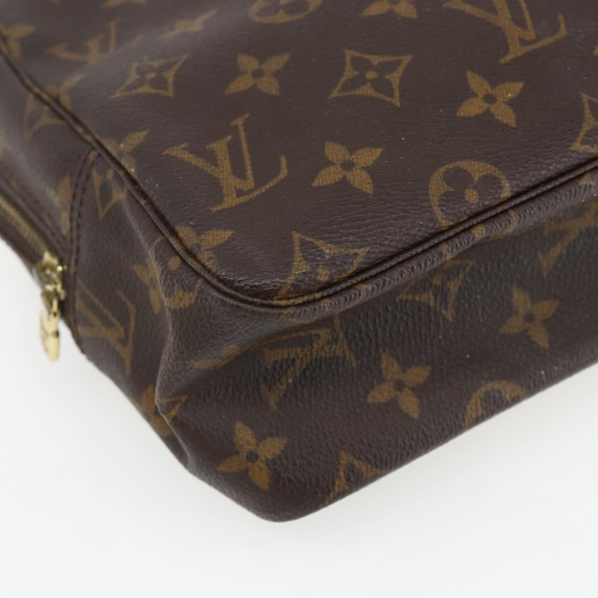 LOUIS VUITTON Monogram Trousse Toilette 28 Clutch Bag M47522 LV Auth 171362