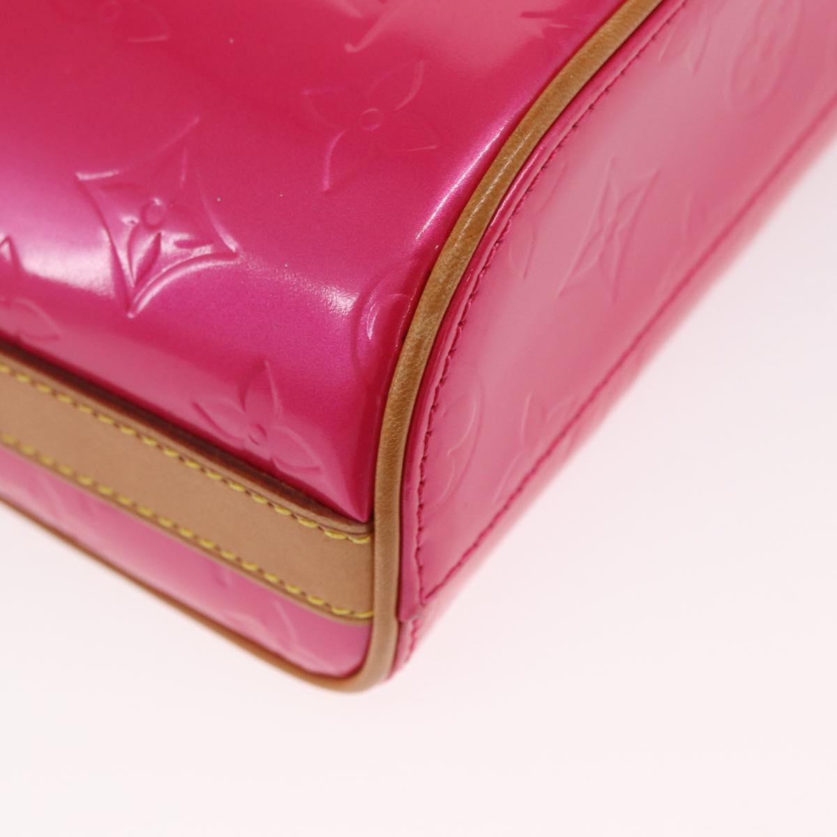 LOUIS VUITTON Vernis Sullivan Vertical Bag Fuchsia Pink M91259 LV Auth 171369V
