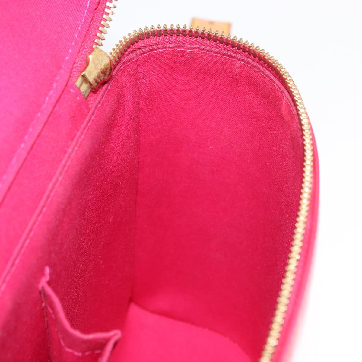 LOUIS VUITTON Vernis Sullivan Vertical Bag Fuchsia Pink M91259 LV Auth 171369V