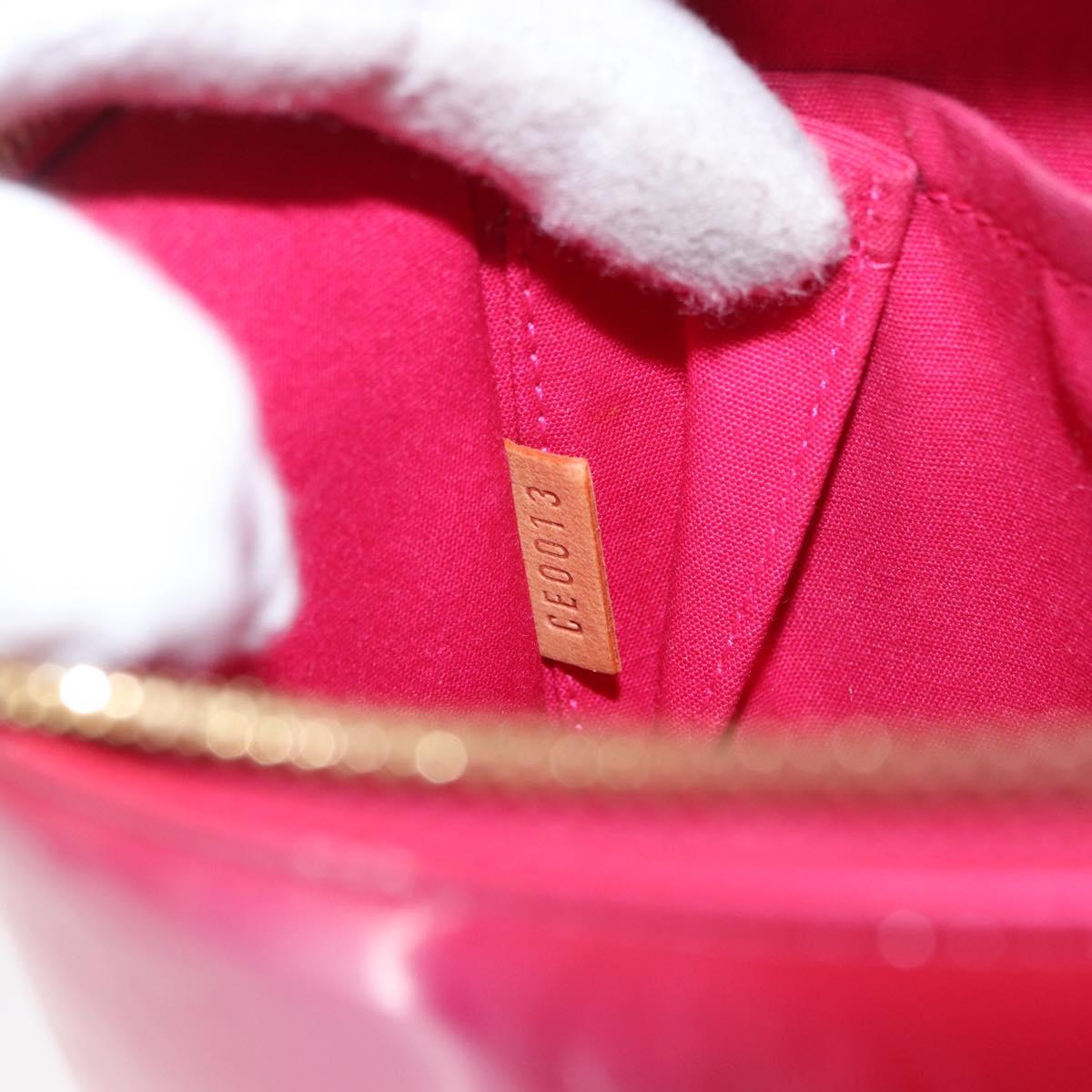 LOUIS VUITTON Vernis Sullivan Vertical Bag Fuchsia Pink M91259 LV Auth 171369V
