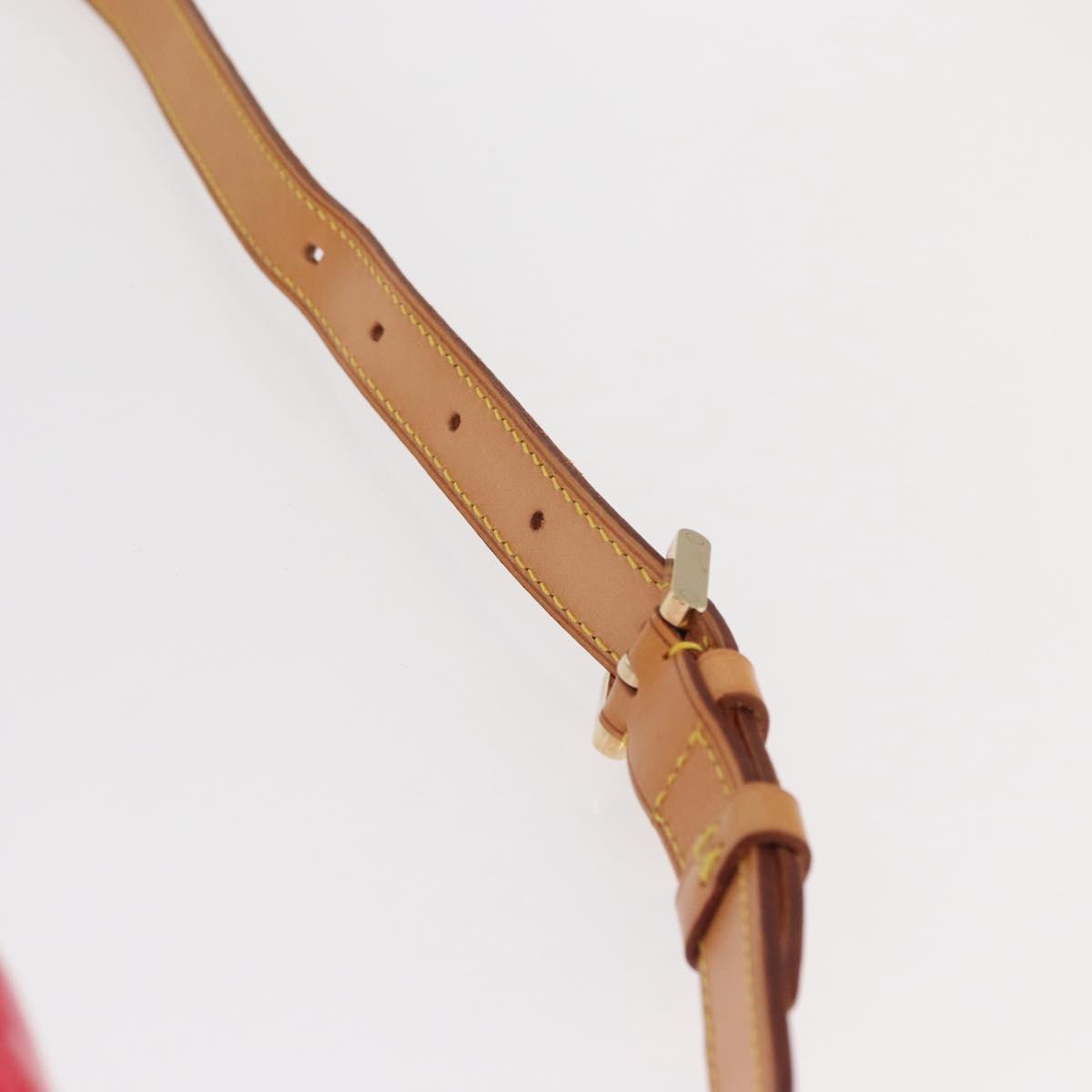 LOUIS VUITTON Vernis Sullivan Vertical Bag Fuchsia Pink M91259 LV Auth 171369V