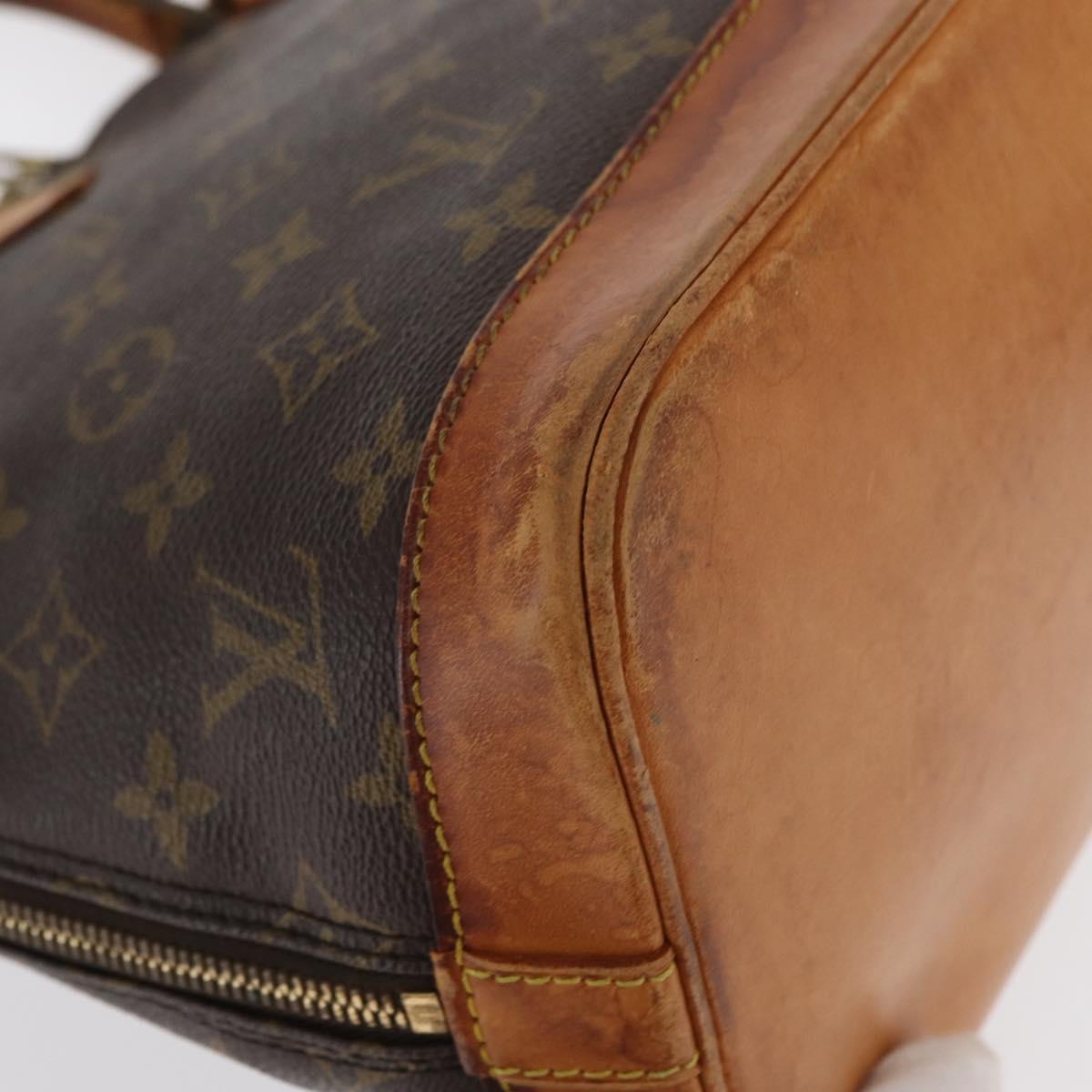 LOUIS VUITTON Monogram Alma Hand Bag M51130 LV Auth 171374