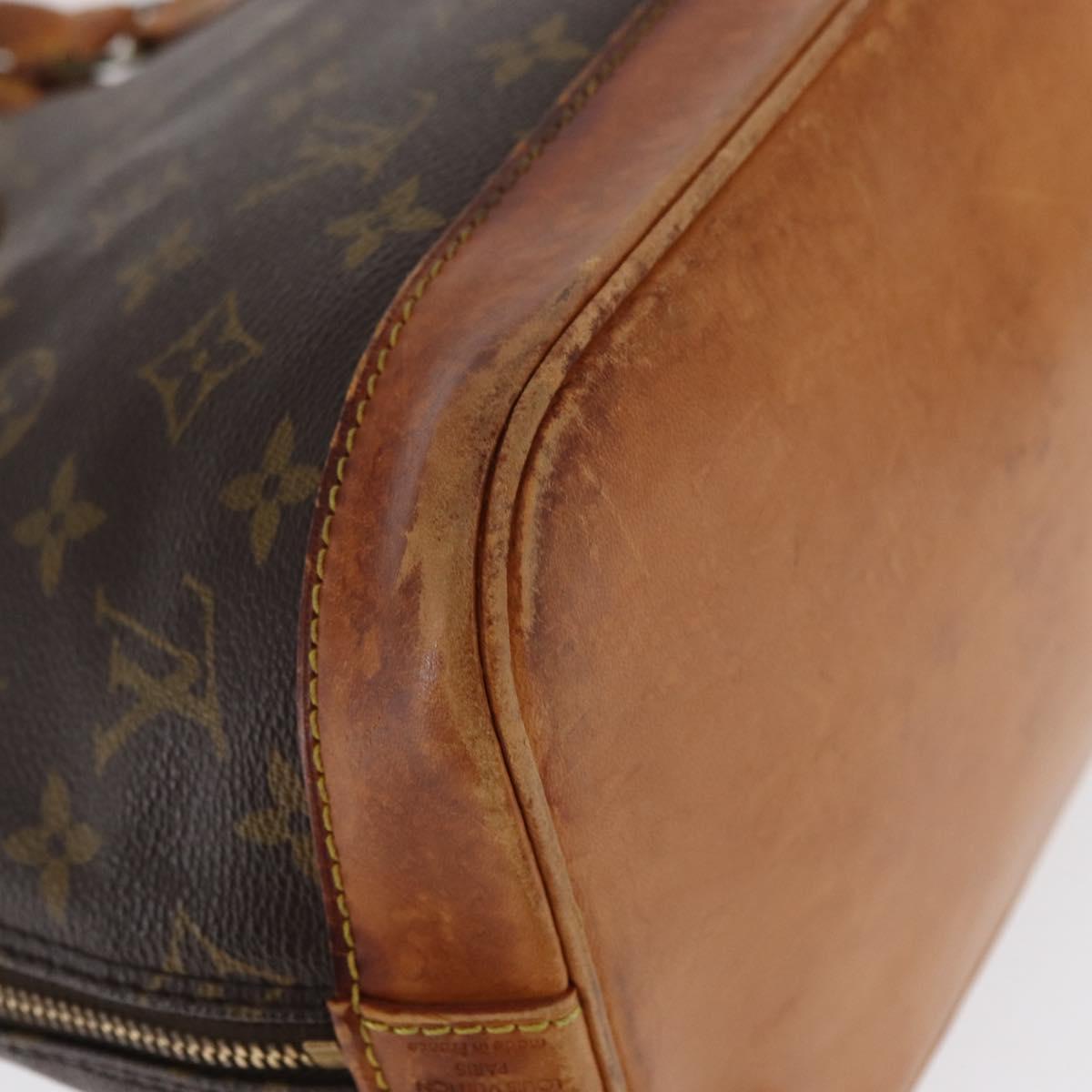 LOUIS VUITTON Monogram Alma Hand Bag M51130 LV Auth 171374