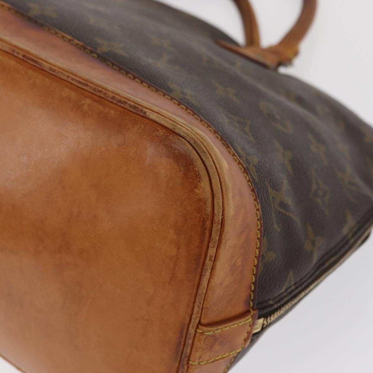LOUIS VUITTON Monogram Alma Hand Bag M51130 LV Auth 171374