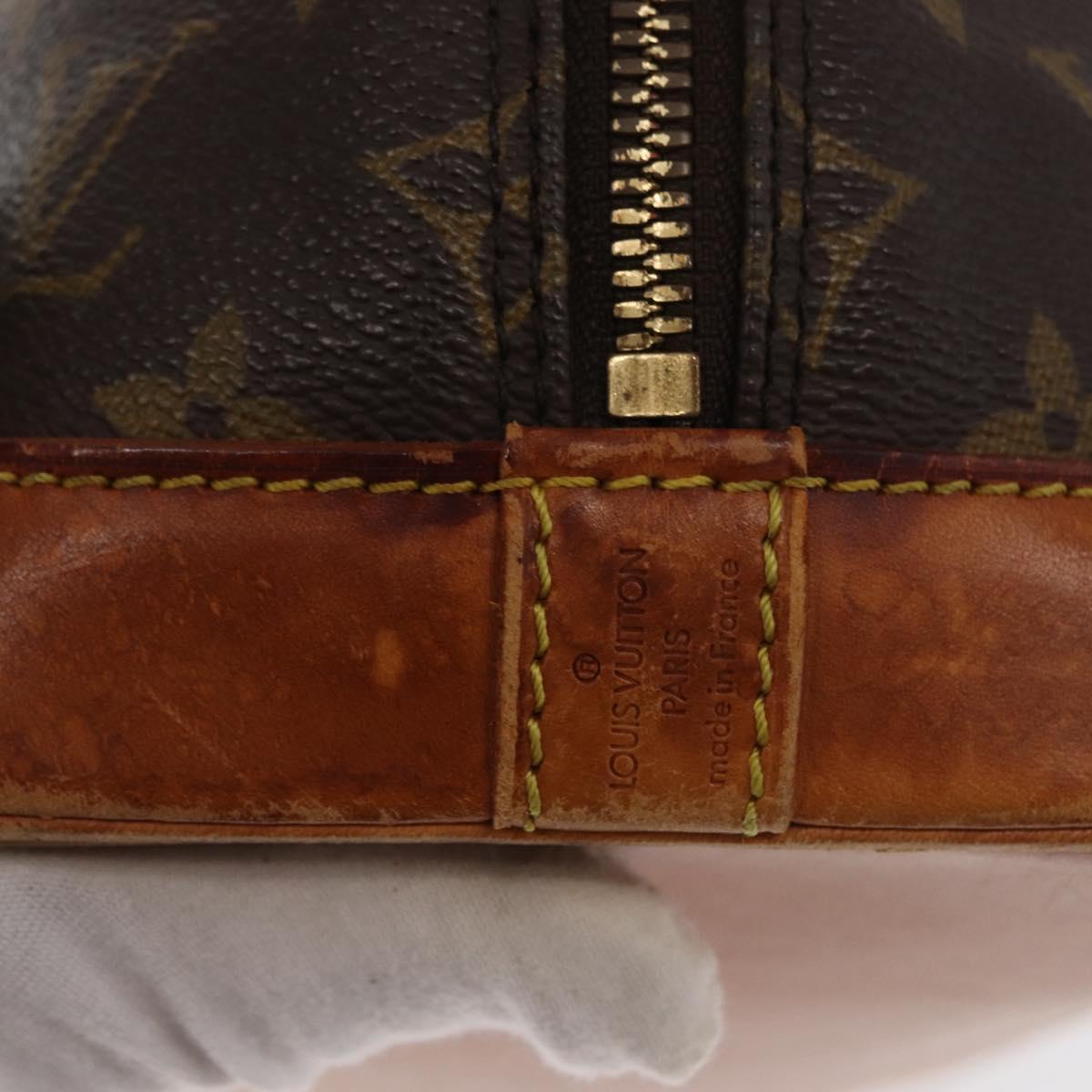 LOUIS VUITTON Monogram Alma Hand Bag M51130 LV Auth 171374
