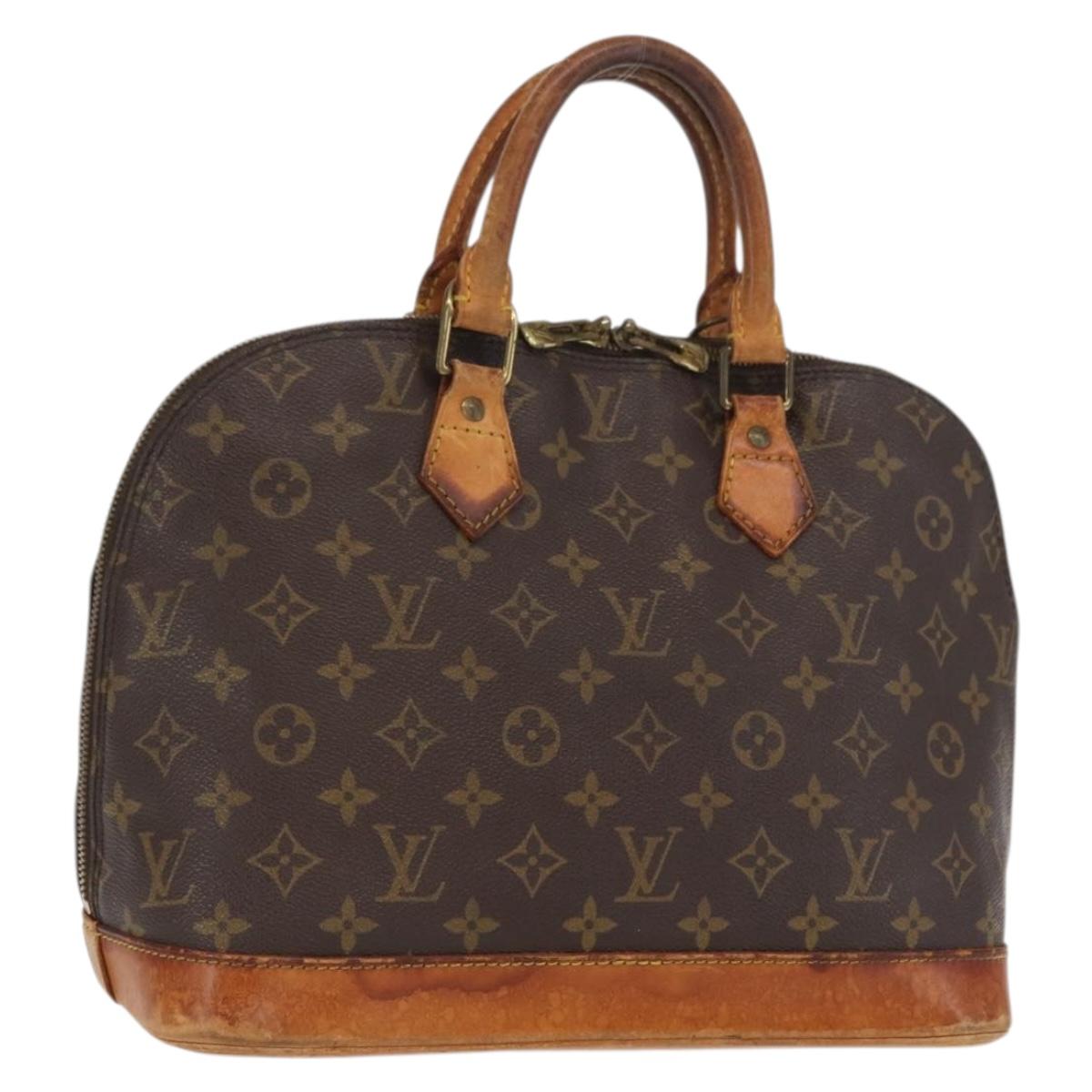 LOUIS VUITTON Monogram Alma Hand Bag M51130 LV Auth 171374