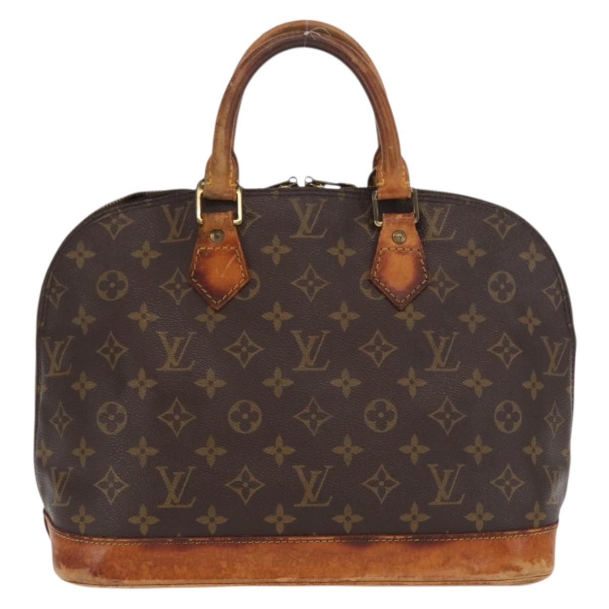 LOUIS VUITTON Monogram Alma Hand Bag M51130 LV Auth 171374