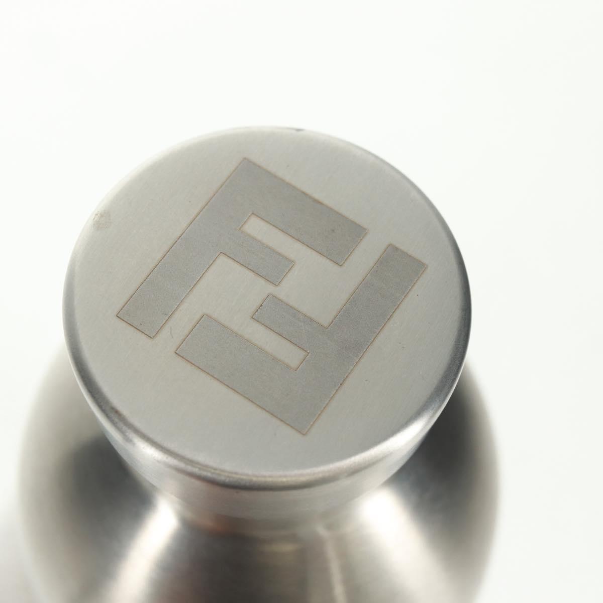 FENDI Zucchino Canvas 24 Bottles Bottle Holder Brown Gold Auth 171378M