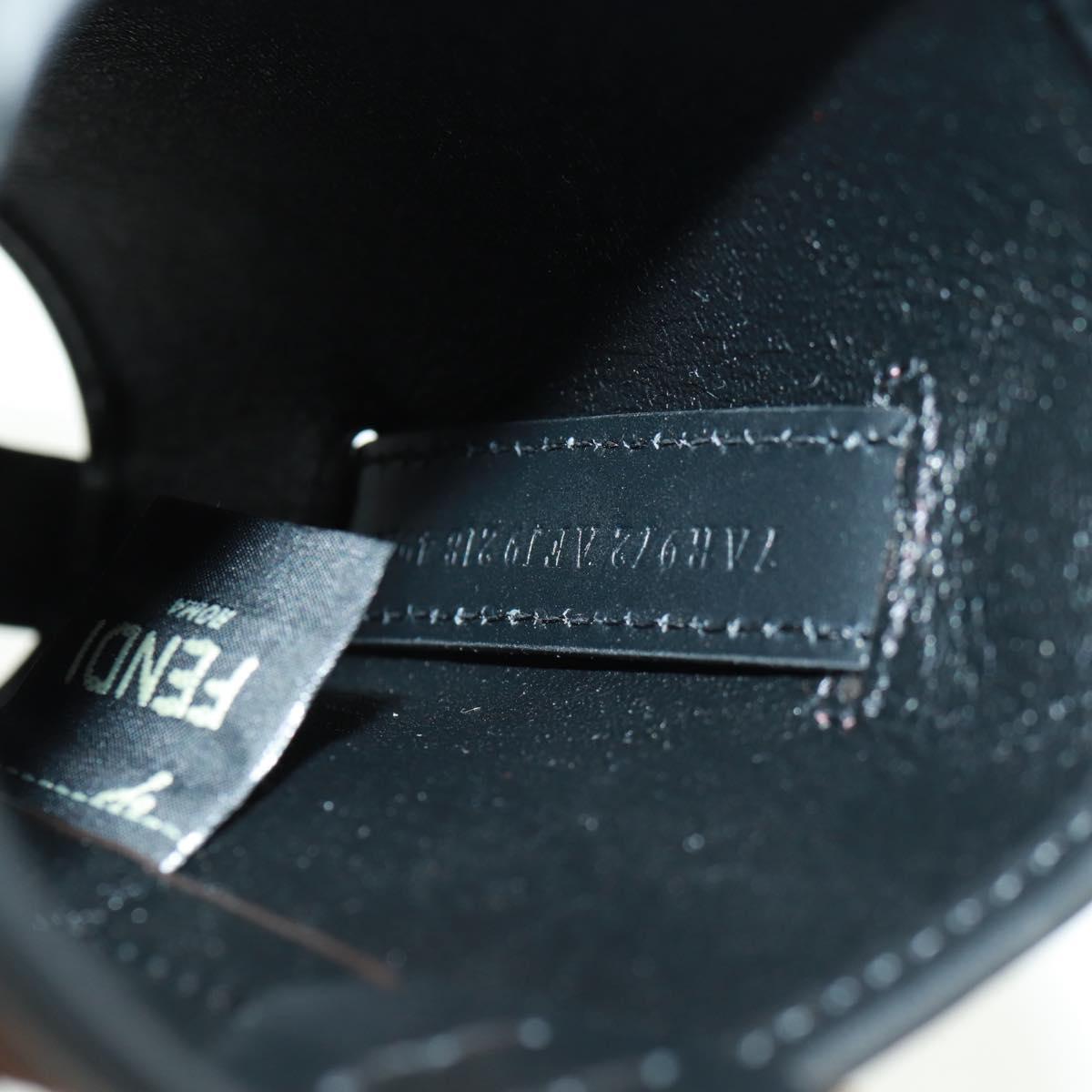 FENDI Zucchino Canvas 24 Bottles Bottle Holder Brown Gold Auth 171378M