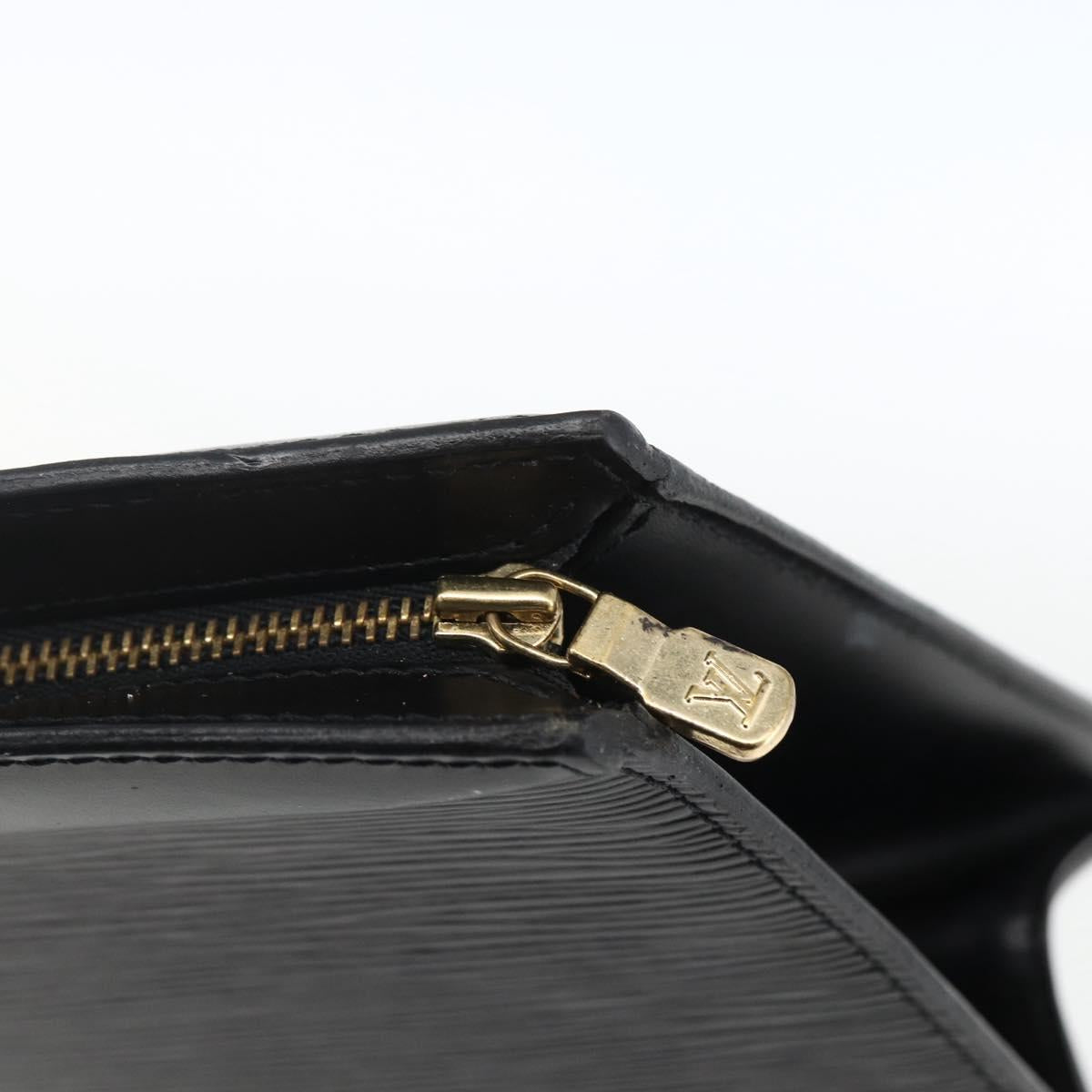 LOUIS VUITTON Epi Trousse Crete Pouch Black M48402 LV Auth 171381