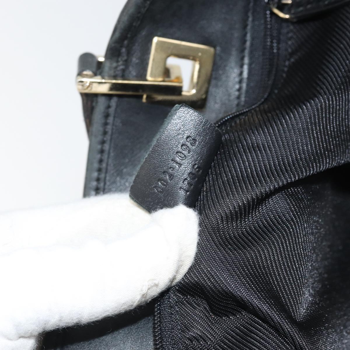 GUCCI GG Canvas Tote Bag Navy Gold 002 1098 Auth 171387