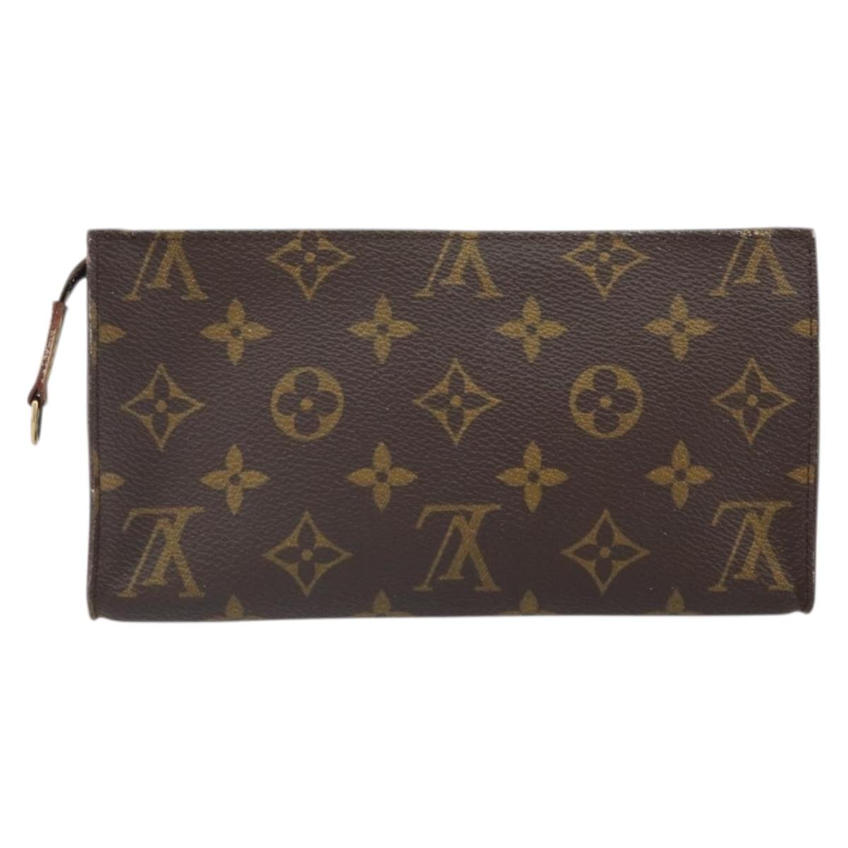 LOUIS VUITTON Monogram Bucket GM Accessory Pouch LV Auth 171397
