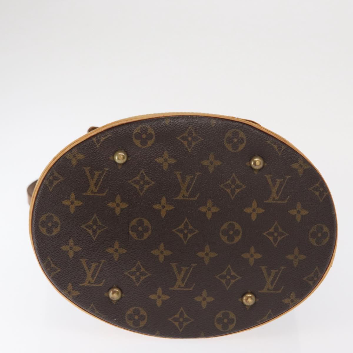 LOUIS VUITTON Monogram Bucket GM Shoulder Bag M42236 LV Auth 171398