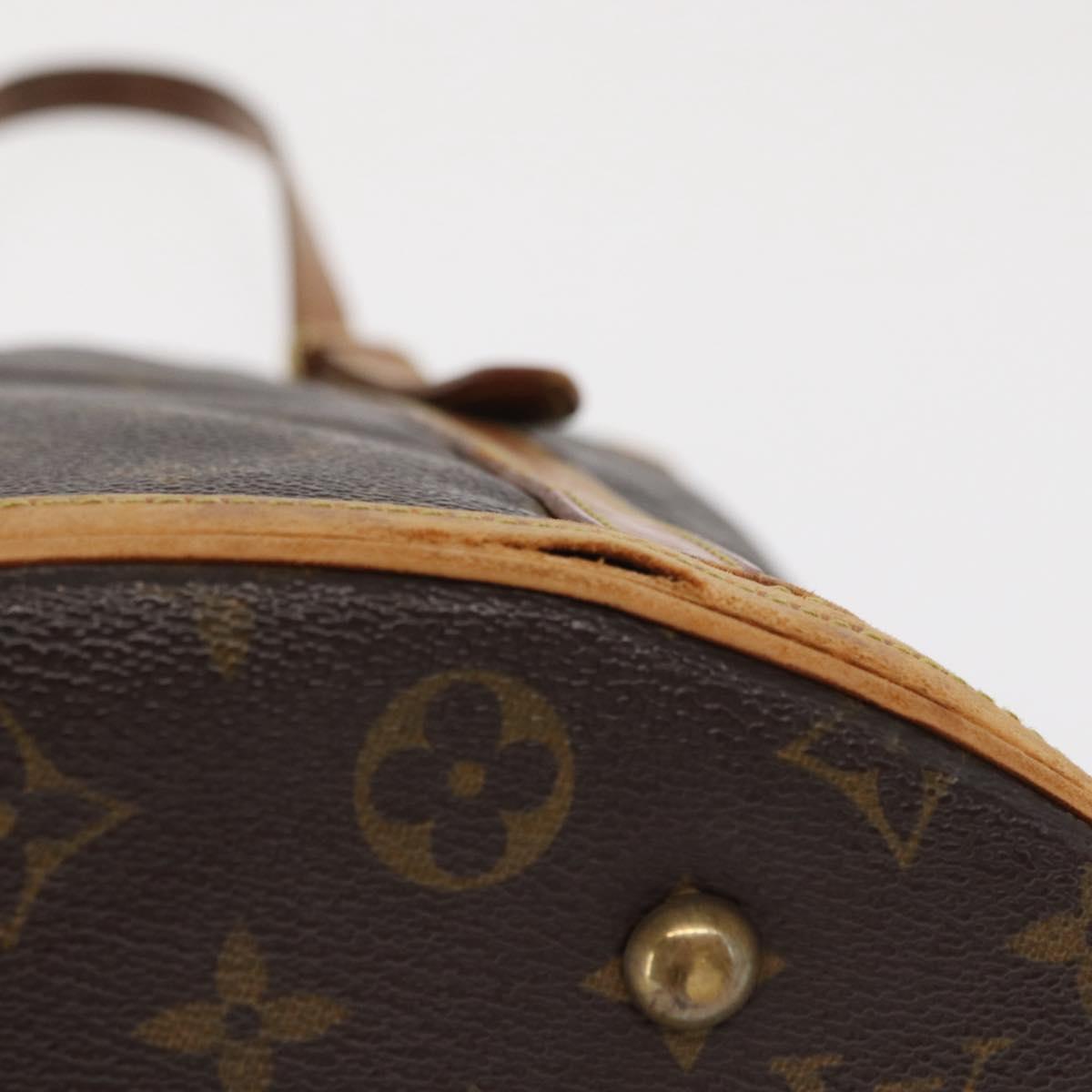 LOUIS VUITTON Monogram Bucket GM Shoulder Bag M42236 LV Auth 171398