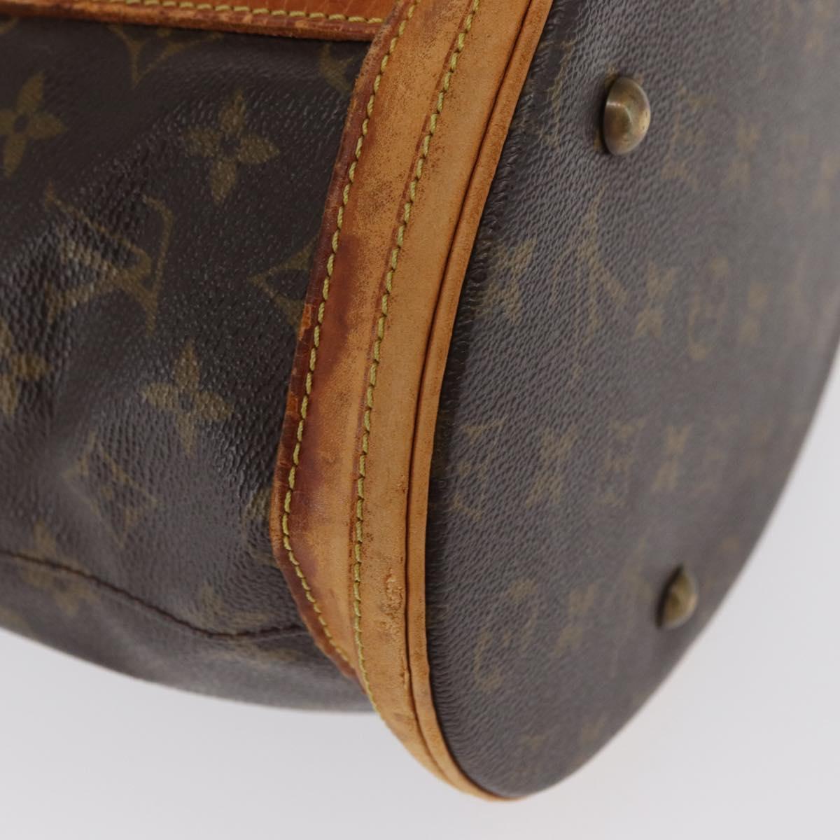 LOUIS VUITTON Monogram Bucket GM Shoulder Bag M42236 LV Auth 171398