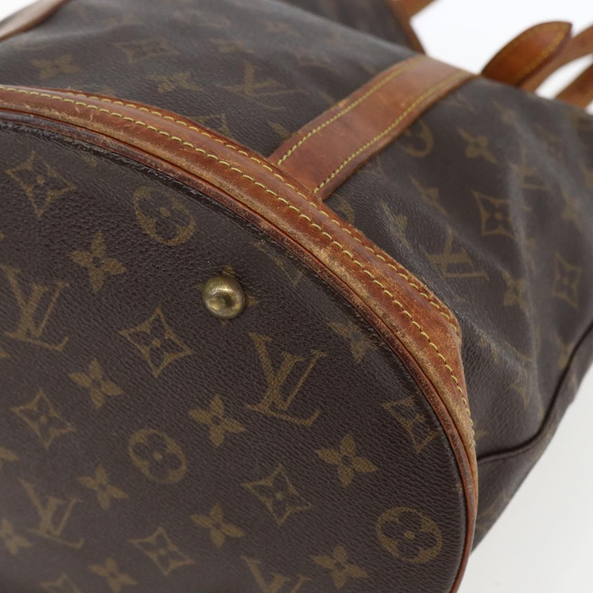 LOUIS VUITTON Monogram Bucket GM Shoulder Bag M42236 LV Auth 171401