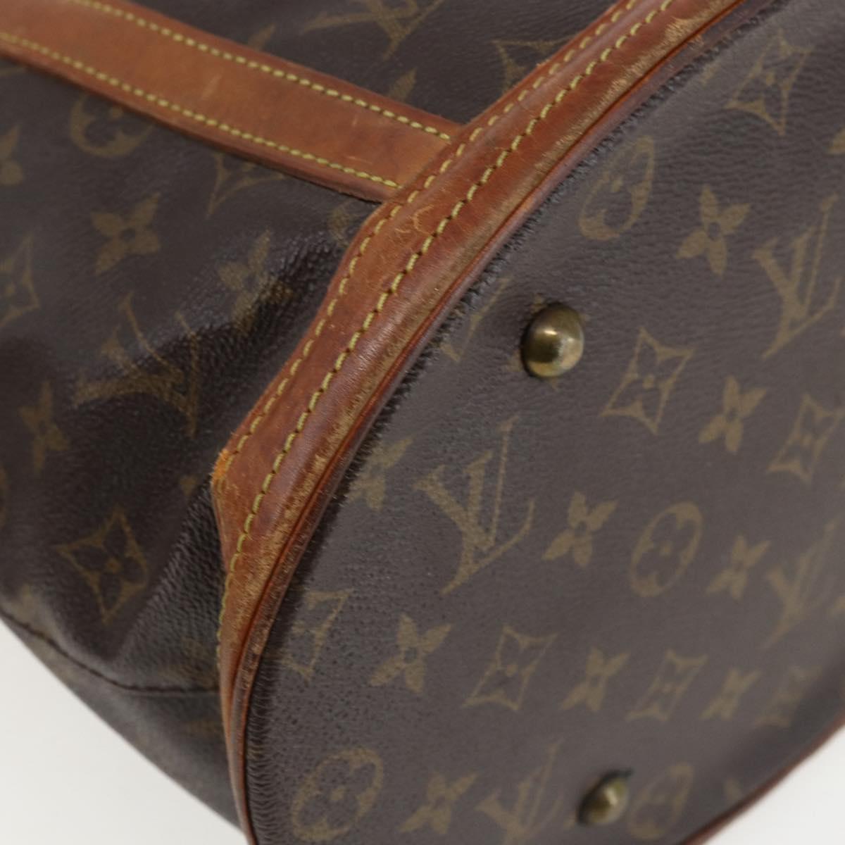 LOUIS VUITTON Monogram Bucket GM Shoulder Bag M42236 LV Auth 171401