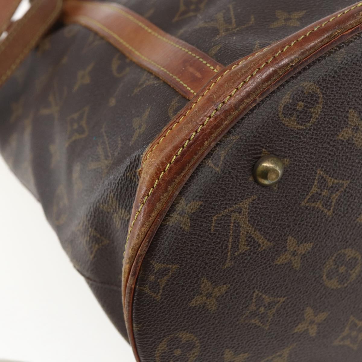 LOUIS VUITTON Monogram Bucket GM Shoulder Bag M42236 LV Auth 171401
