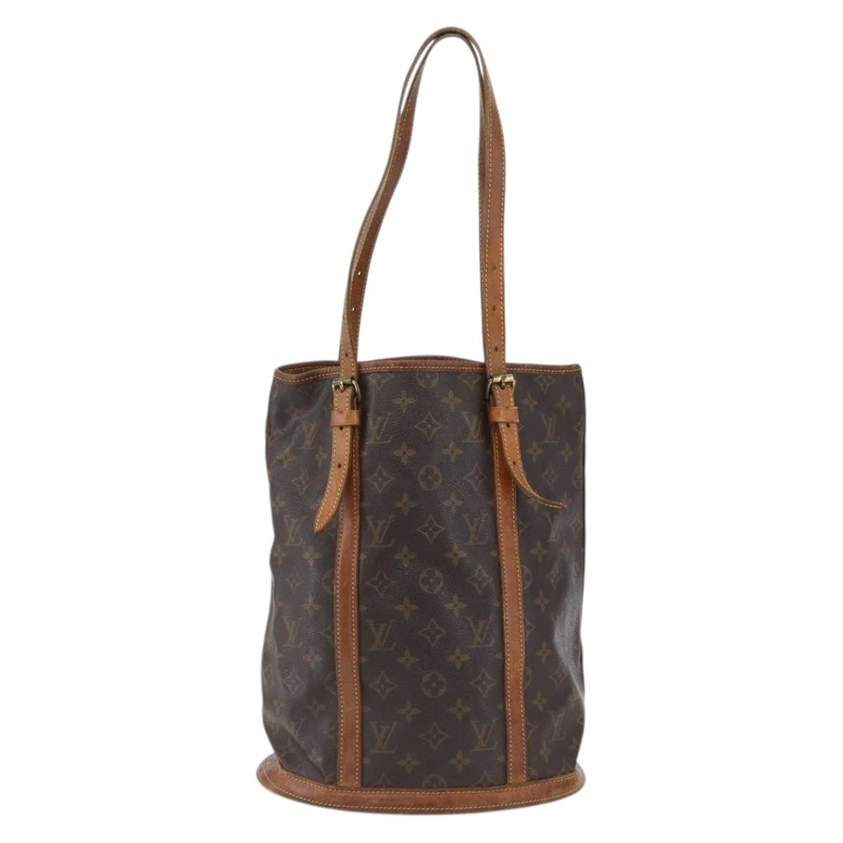 LOUIS VUITTON Monogram Bucket GM Shoulder Bag M42236 LV Auth 171401