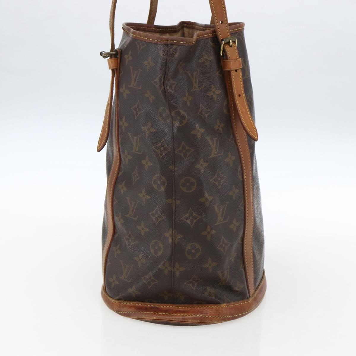 LOUIS VUITTON Monogram Bucket GM Shoulder Bag M42236 LV Auth 171401