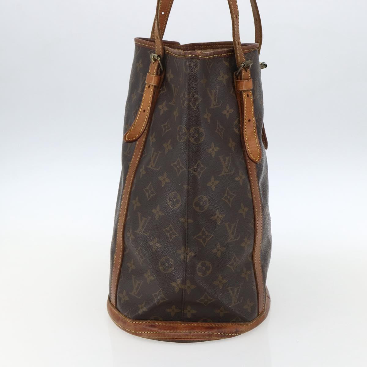 LOUIS VUITTON Monogram Bucket GM Shoulder Bag M42236 LV Auth 171401