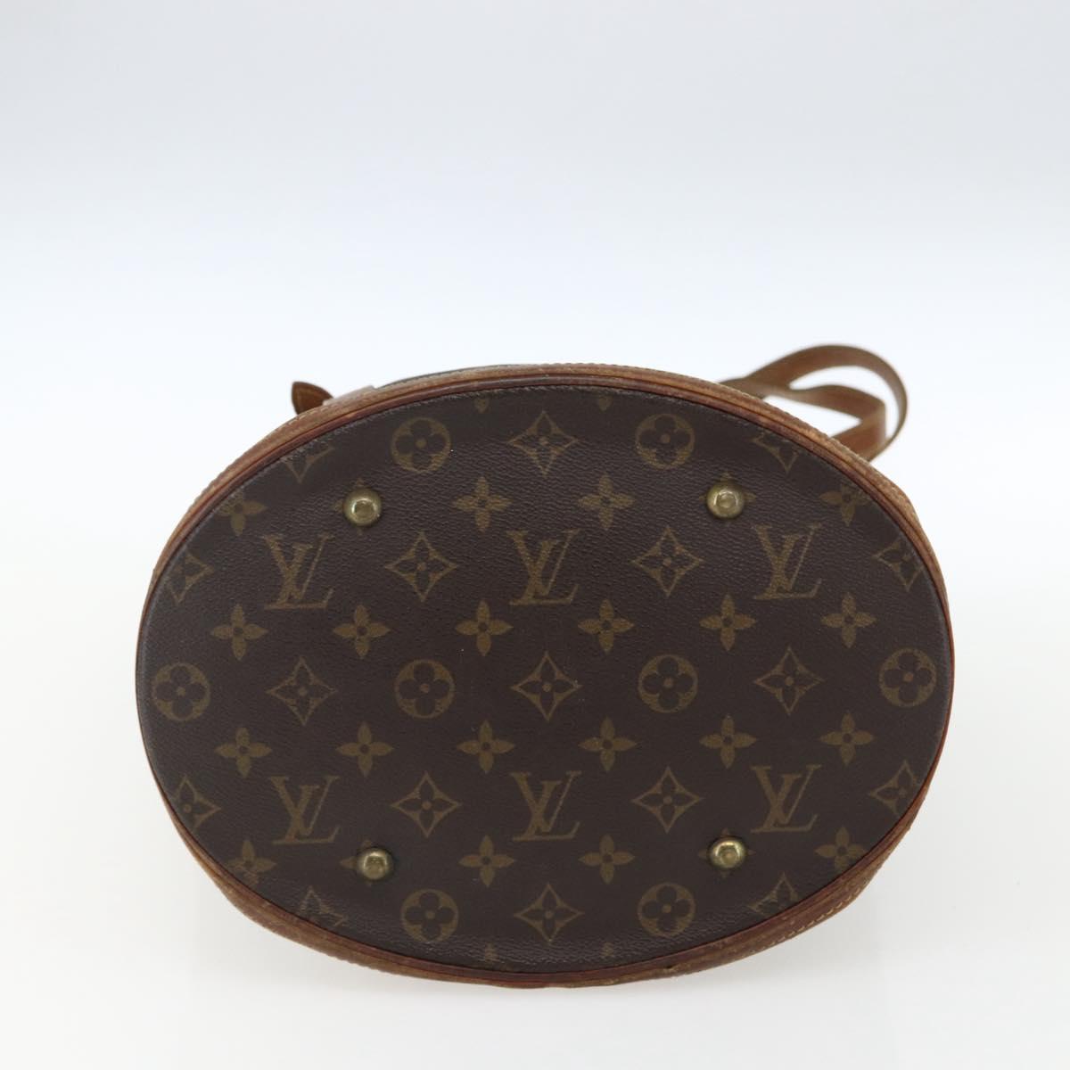 LOUIS VUITTON Monogram Bucket GM Shoulder Bag M42236 LV Auth 171401