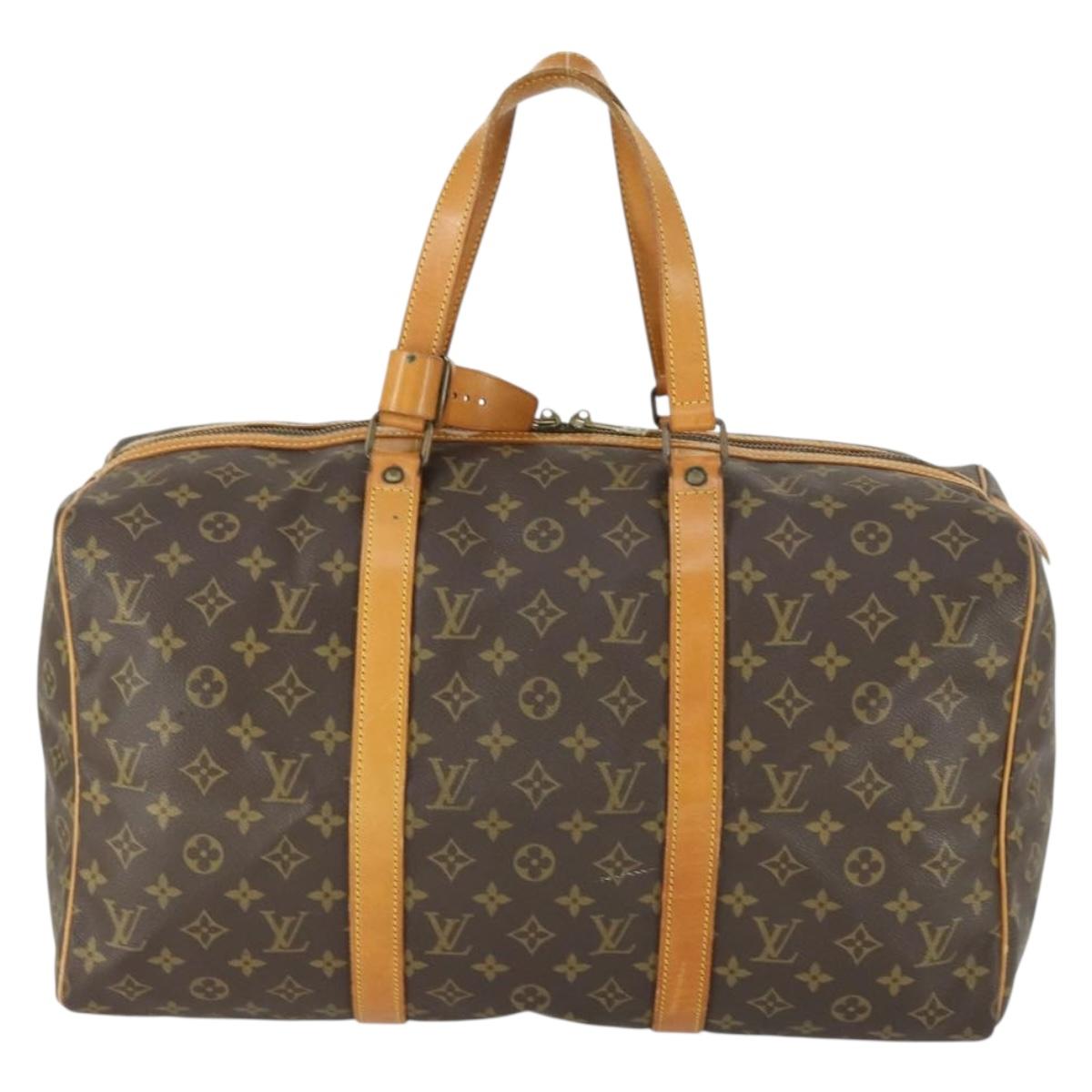 LOUIS VUITTON Monogram Sac Souple 45 Boston Bag M41624 LV Auth 171403