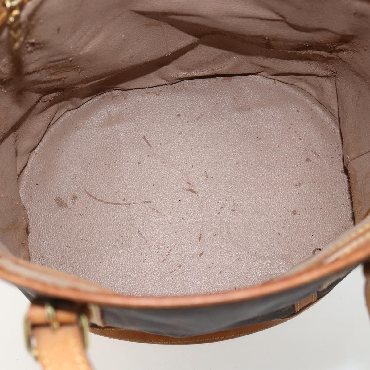 LOUIS VUITTON Monogram Bucket GM Shoulder Bag M42236 LV Auth 171423