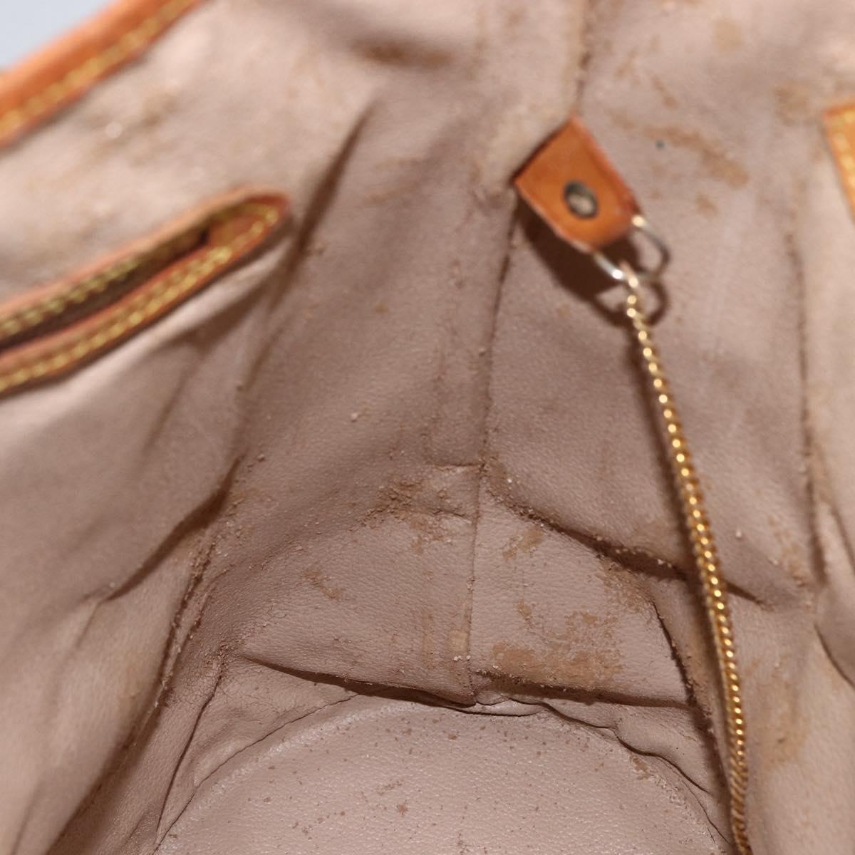 LOUIS VUITTON Monogram Bucket GM Shoulder Bag M42236 LV Auth 171423