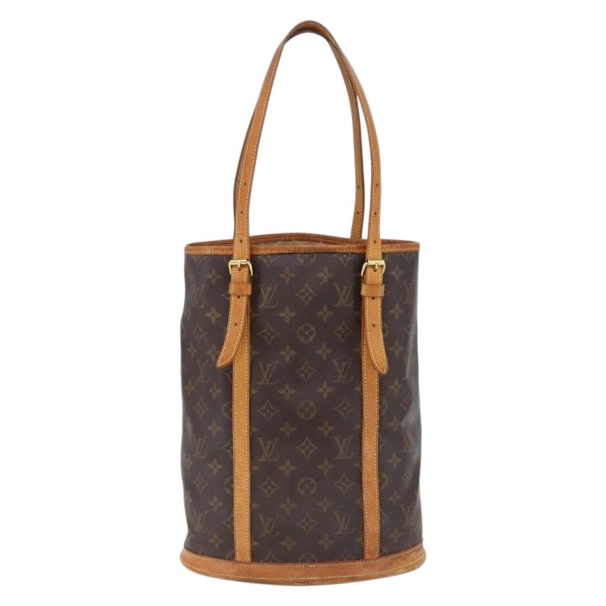 LOUIS VUITTON Monogram Bucket GM Shoulder Bag M42236 LV Auth 171423