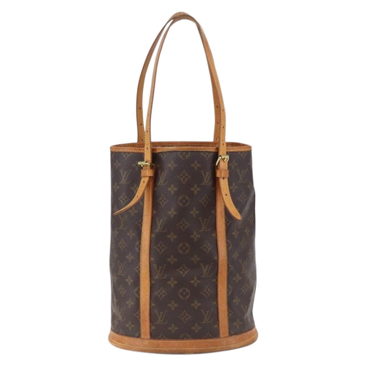 LOUIS VUITTON Monogram Bucket GM Shoulder Bag M42236 LV Auth 171423