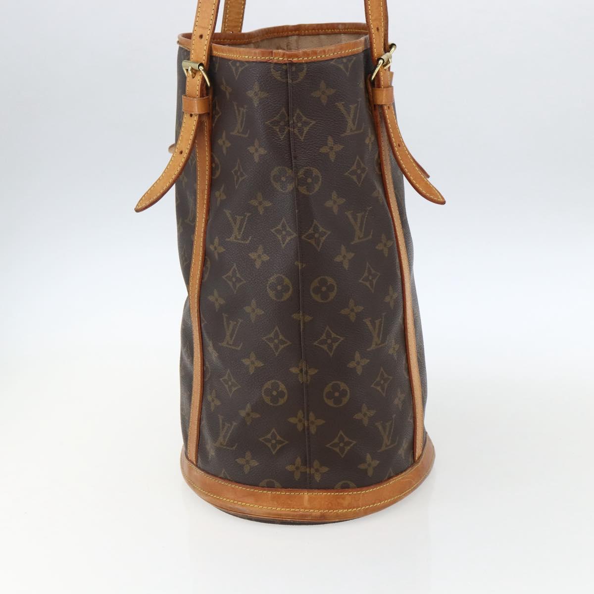 LOUIS VUITTON Monogram Bucket GM Shoulder Bag M42236 LV Auth 171423