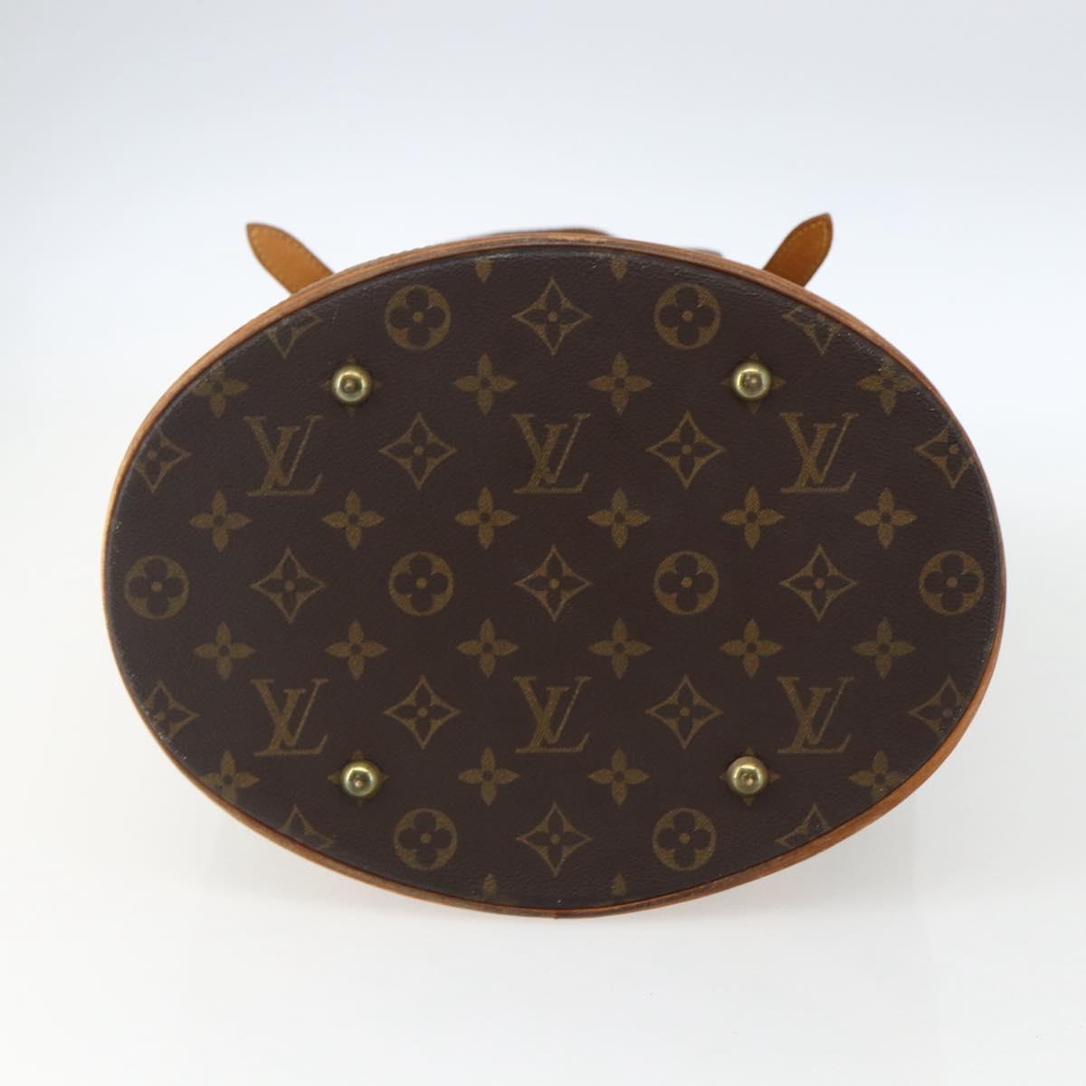 LOUIS VUITTON Monogram Bucket GM Shoulder Bag M42236 LV Auth 171423