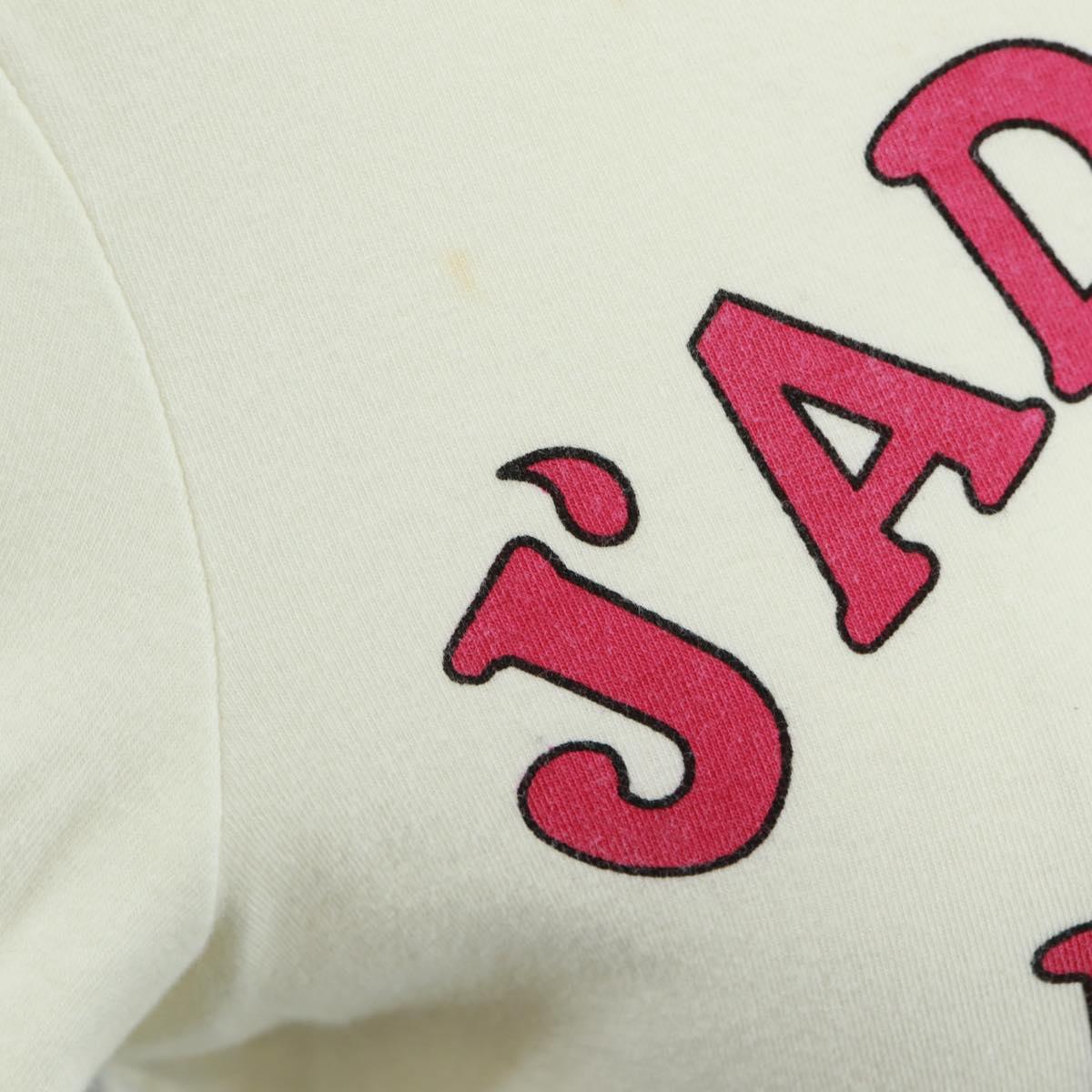 Christian Dior Long Sleeve Cut Qnd Sew T-shirt Cotton White Auth 171428V