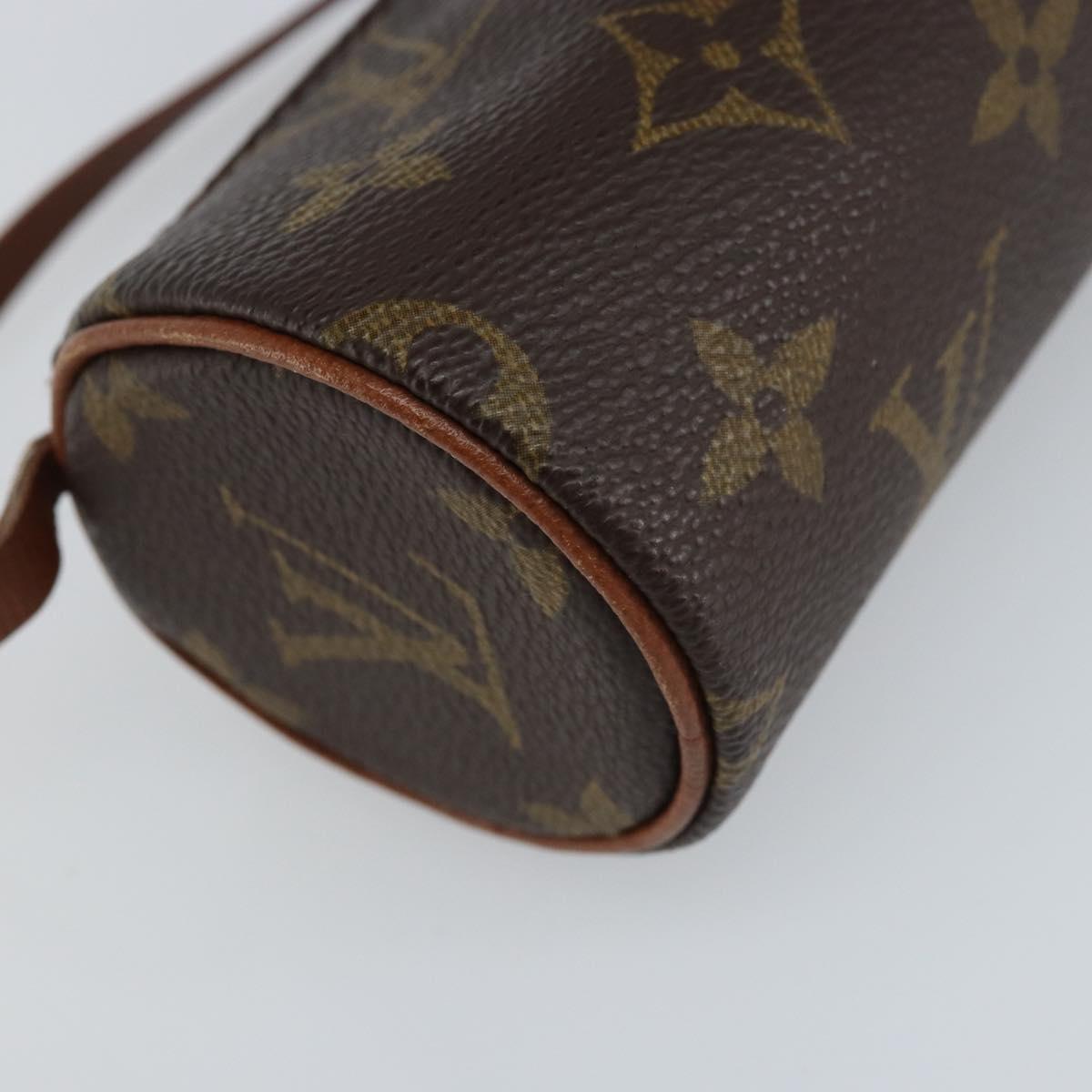 LOUIS VUITTON Monogram Papillon Pouch LV Auth 171476V