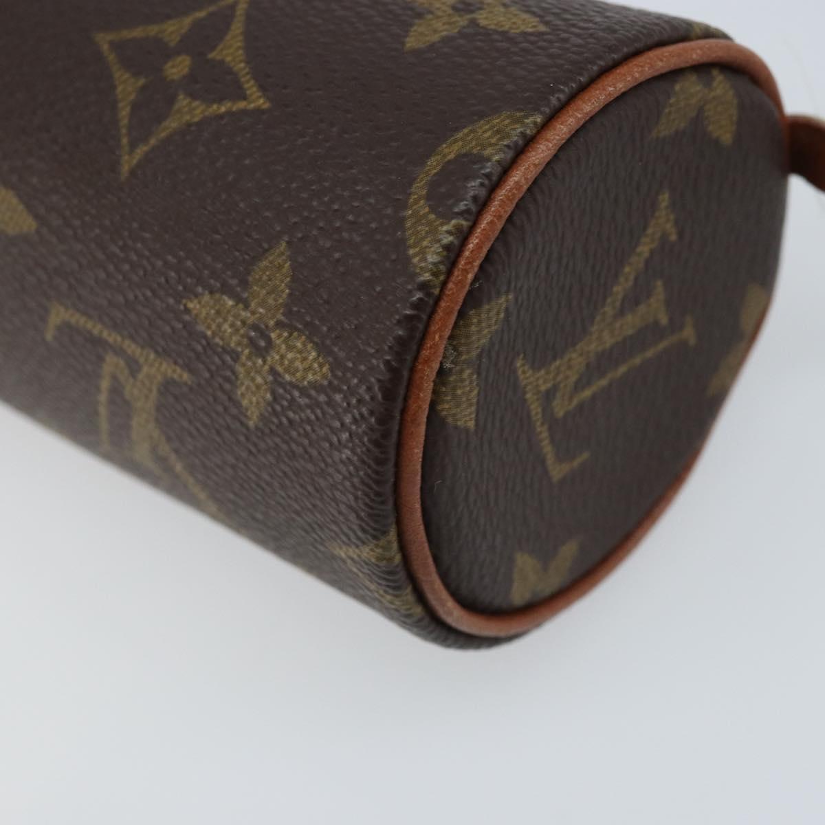 LOUIS VUITTON Monogram Papillon Pouch LV Auth 171476V