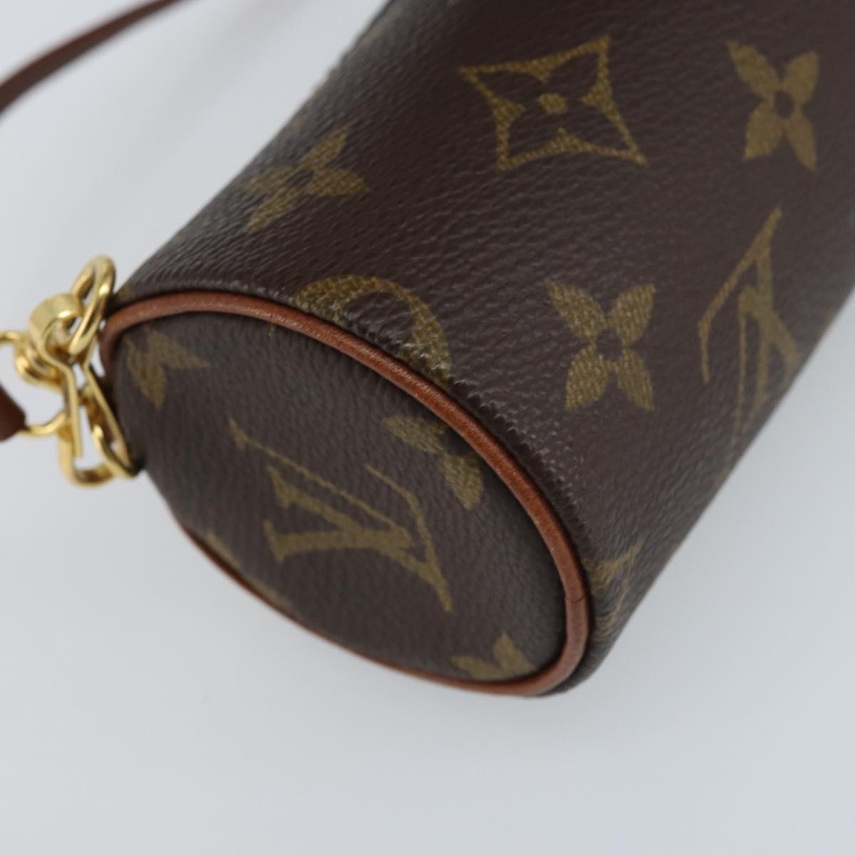 LOUIS VUITTON Monogram Papillon Pouch LV Auth 171476V