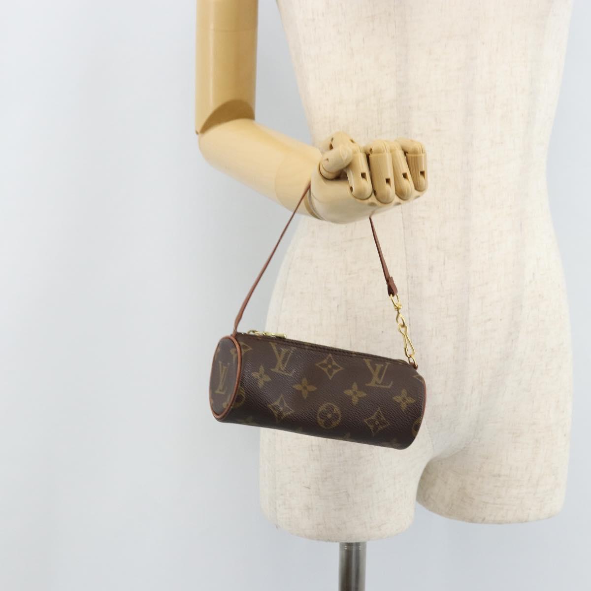 LOUIS VUITTON Monogram Papillon Pouch LV Auth 171476V