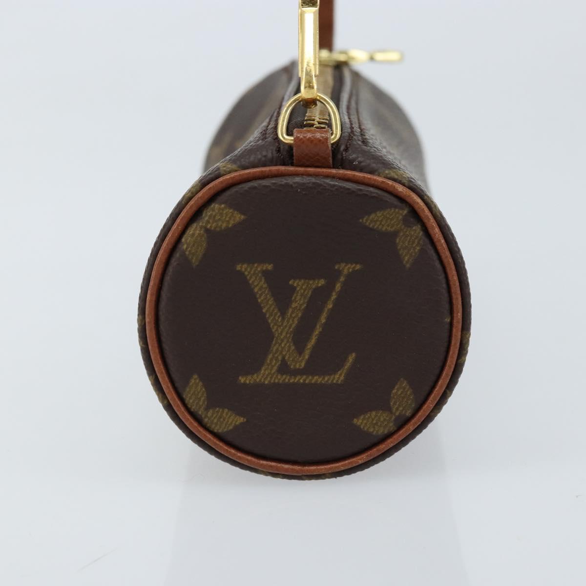 LOUIS VUITTON Monogram Papillon Pouch LV Auth 171476V