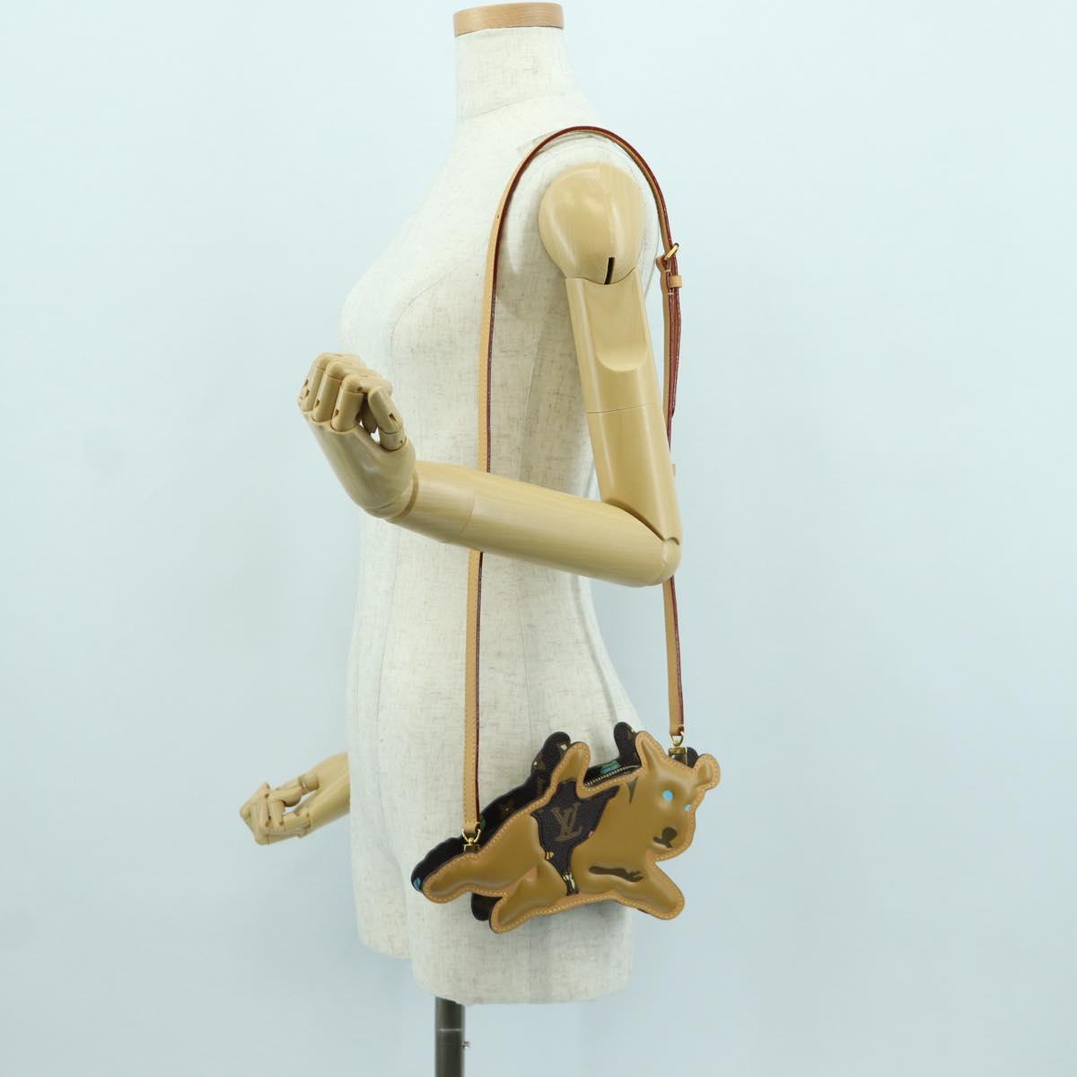 LOUIS VUITTON Monogram Craggy Dog On Strap Shoulder Bag M83342 LV Auth 171491SM