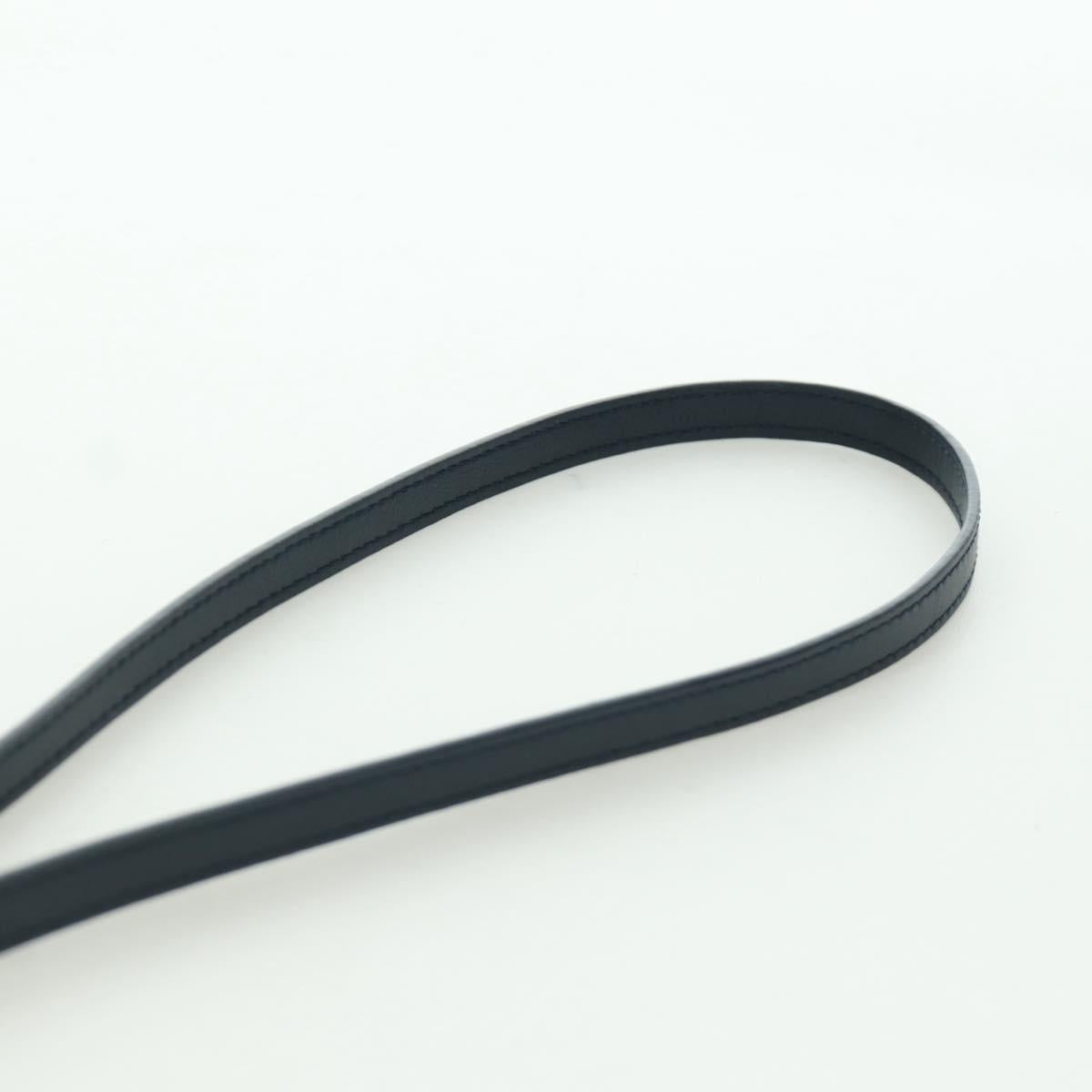 LOEWE Square Pocket Anagram Shoulder Bag Raffia Beige Auth 171500SAM