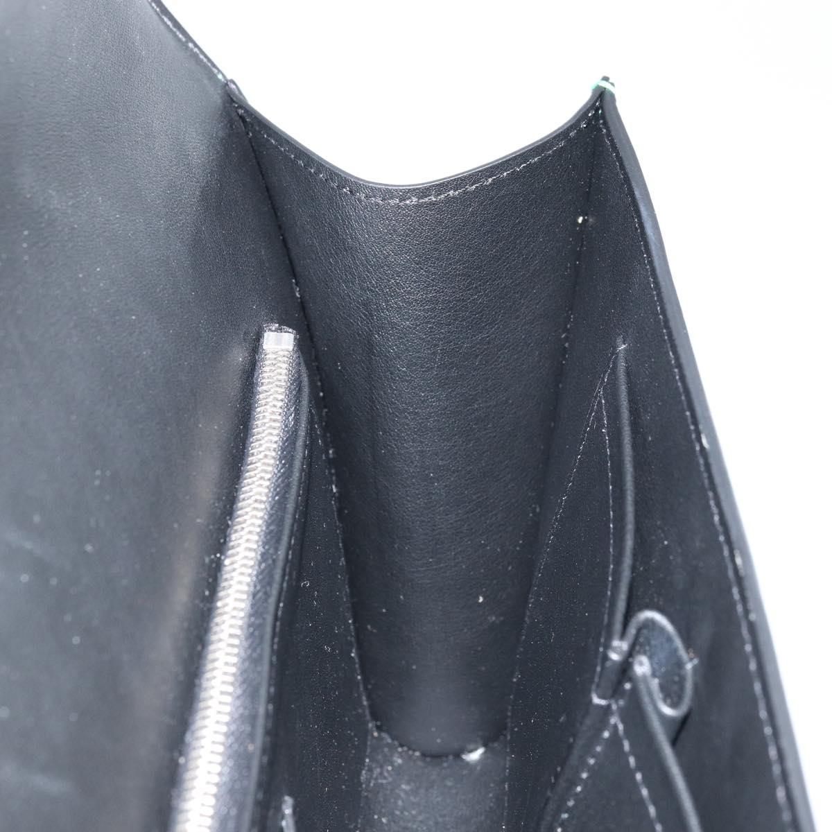 LOUIS VUITTON Epi Blade Clutch Bag Green LV Auth 171504SM